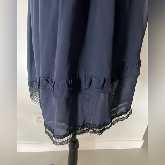 Nicholas Navy Lace Off Shoulder Top - Picture 15 of 16